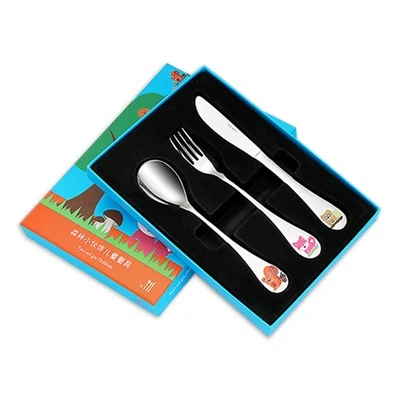 Set copii din inox în cutie cadou