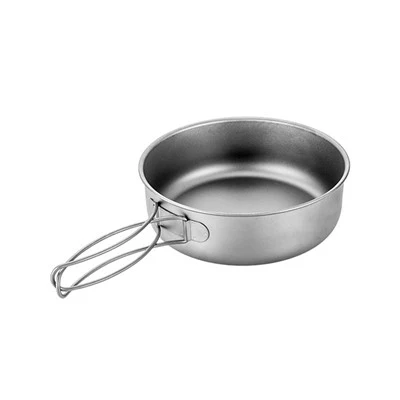 Tigaie de camping din titan