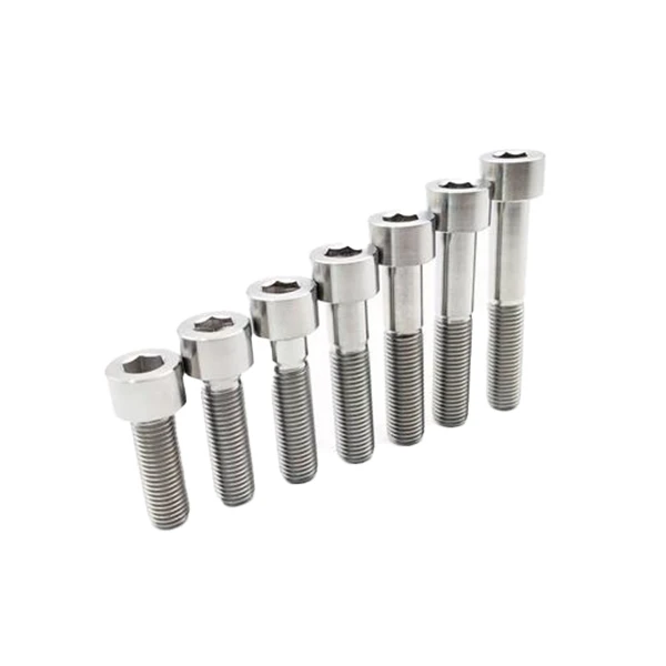 Șurub cu cap tubular hexagonal din titan